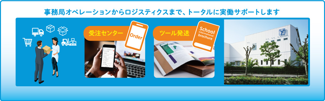 オペレーションから、ロジスティクスまで対応可能
