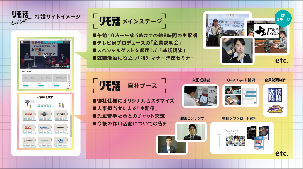 学生とのコミュニケーションを最大化する魅力的なコンテンツの数々