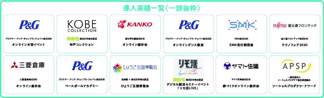 導入実績一覧