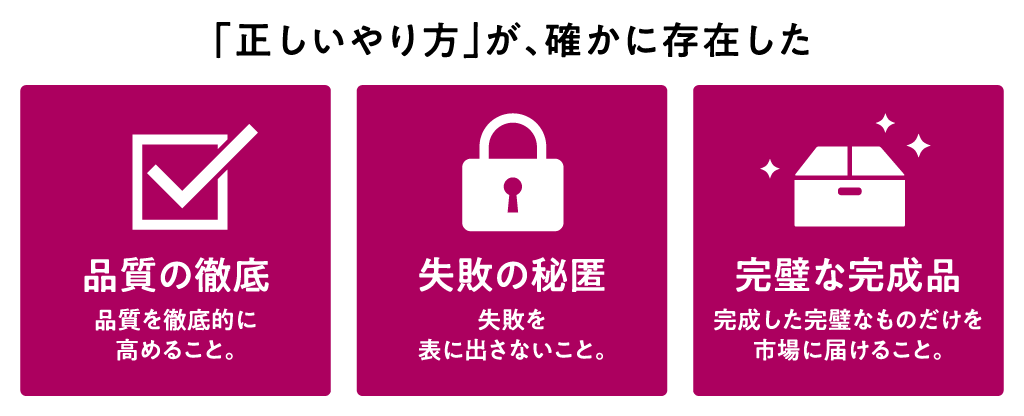 「正しいやり方」が、確かに存在した