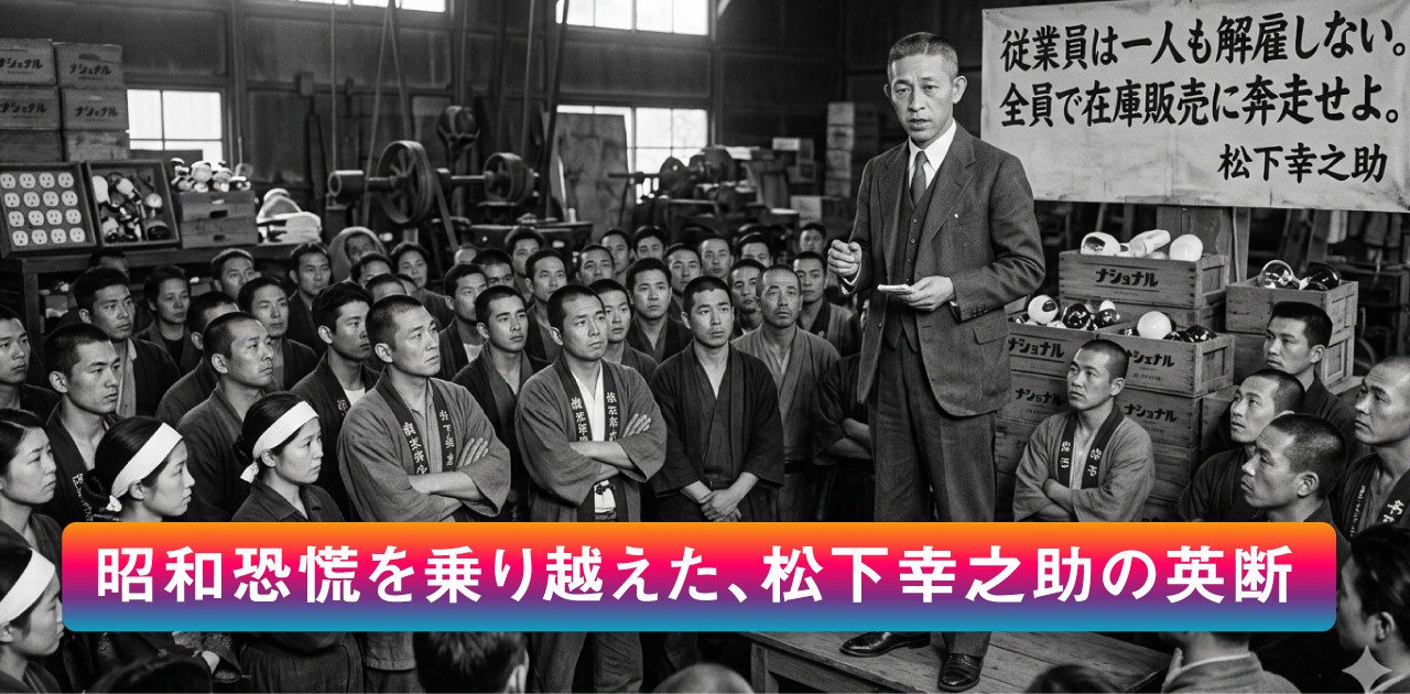 昭和恐慌を乗り越えた、松下幸之助の英断