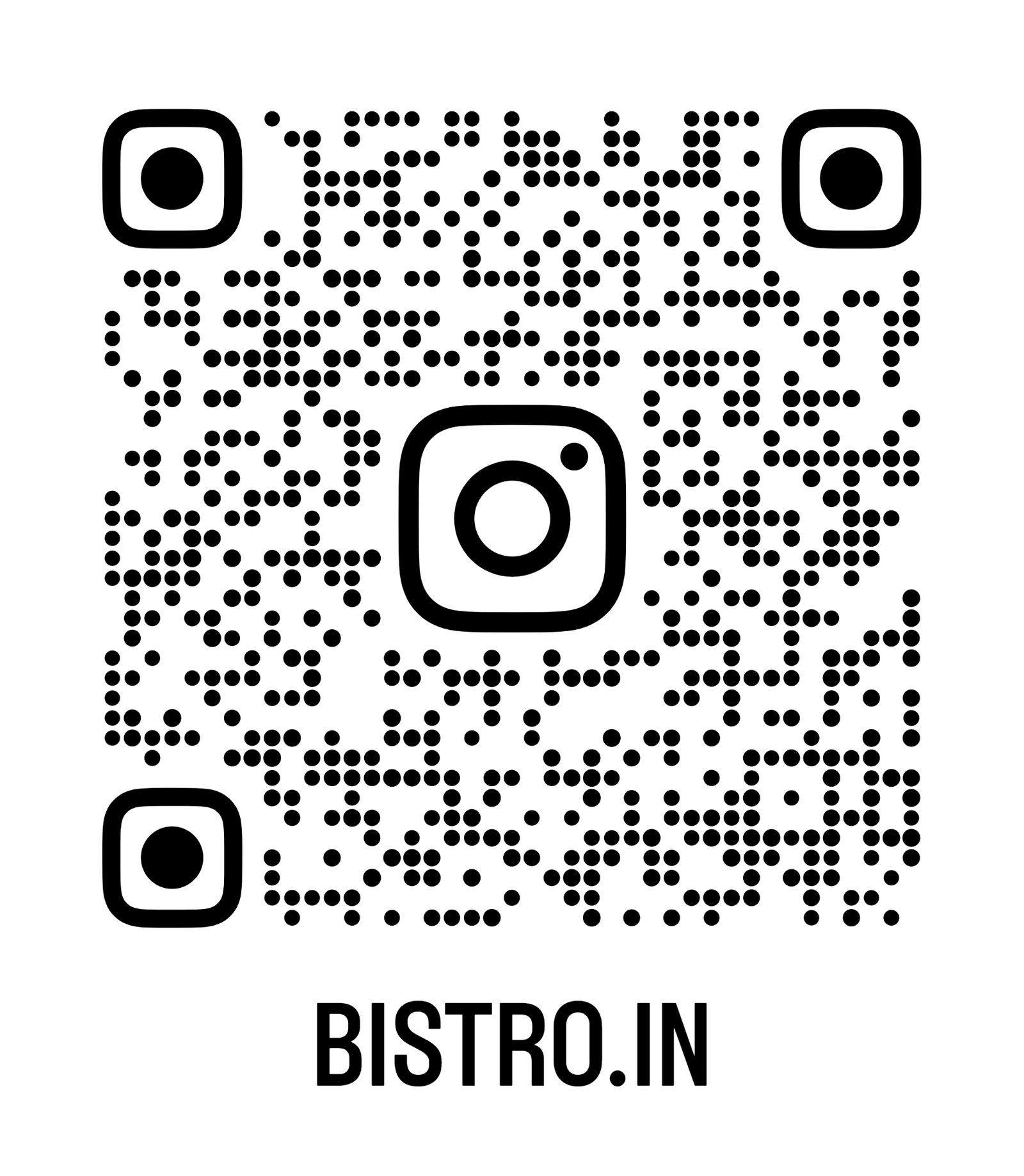 ビストロ 隠 Instagram QRコード